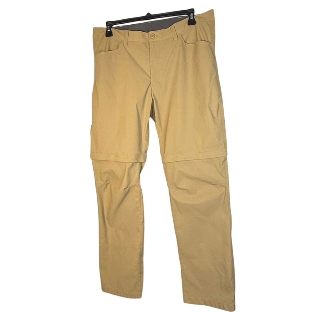 Eddie Bauer 40 x34  Tan Cargo Pants Convertible Outdoor